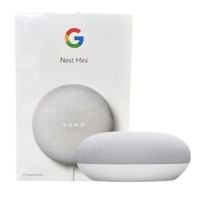 Google Nest Mini Smart Speaker - Chalk